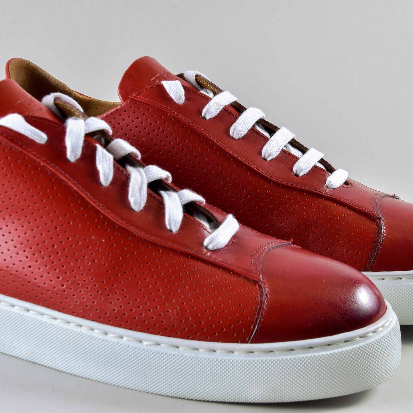 Antique leather sneakers